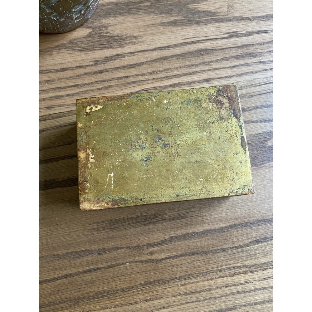 Vintage Gold Gilt Wood Trinket Box Jewelry Box Florentine Box Made In Italy - Picture 4 of 7